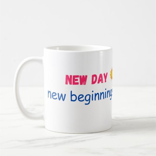 Mug Embrassez l'aube (Gauche)