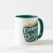 Mug Embrassez l'extérieur (Devant droit)