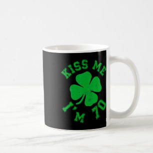 Mug Embrassez-moi, j'ai 70 ans 1955 Chanceux jour de l