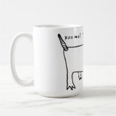 Mug embrassez-moi ! Je suis un opossum ! ! (Gauche)