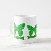 Mug Embrassez-moi papillon irlandais (Devant gauche)