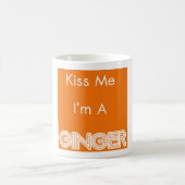 Mug Embrassez-moi que je suis un gingembre (Centre)