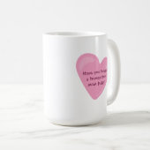 Mug Embrassez une mère d'école familiale (Devant droit)