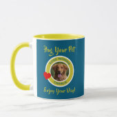 Mug Embrassez votre animal de compagnie et la photo Pr (Gauche)