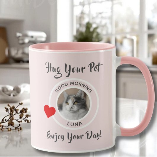 Mug Embrassez votre animal de compagnie et la photo Pr