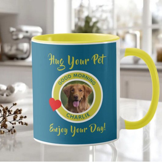 Mug Embrassez votre animal de compagnie et la photo Pr