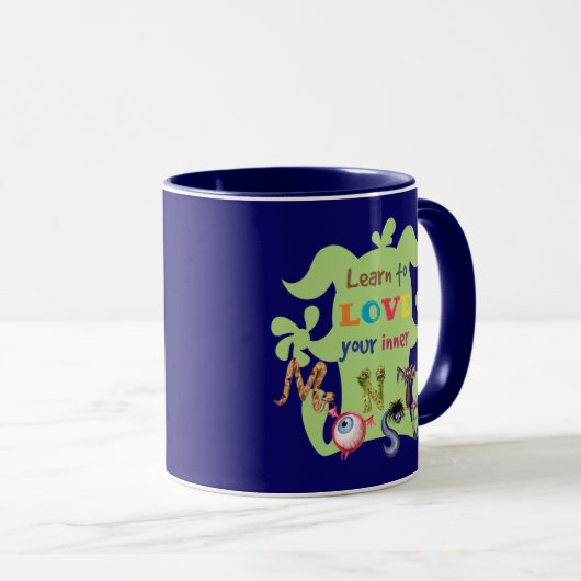Mug Embrassez votre monstre intérieur (Devant droit)