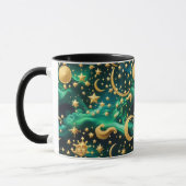 Mug - Emerald Celestial Moon Mok (Links)