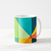 Mug Emerald Citrus Geometric Abstract (Devant droit)