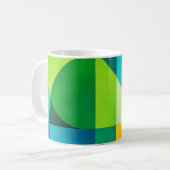 Mug Emerald Citrus Geometric Abstract (Devant gauche)