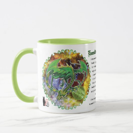 Mug Emerald Cosmic Dragon (Gauche)