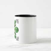 Mug Emerald Diamond Gemstone Art Green (Centre)