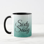 Mug Emerald Green Parties scintillant Ombre 60 Sassy 6 (Gauche)