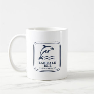 Mug Emerald Isle Caroline du Nord Dauphin Plage Côtièr