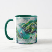 Mug Emerald Isle Irish Christian KJV Romans Verse (Gauche)