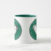 Mug Émeraude du coeur du 20e anniversaire du Mariage (Centre)