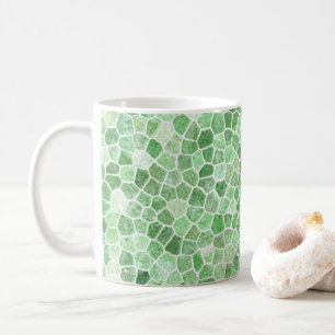 Mug Émeraude Pâle et Patchwork Pavé Pistache