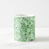 Mug Émeraude Pâle et Patchwork Pavé Pistache (Centre)