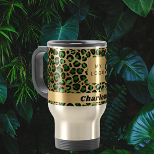 Mug Émeraude vert léopard guépard
