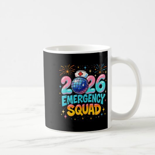 Mug Emergency Squad New Year 2026 Medical Crew Nurse E (Droite)