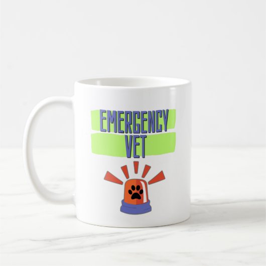 Mug Emergency Vet – Veterinary Emergency Design (Gauche)