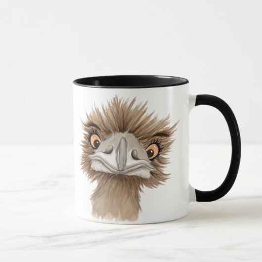 Mug Émeu australien Animé mignon (Droite)