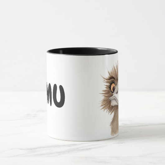Mug Émeu australien Animé mignon (Centre)
