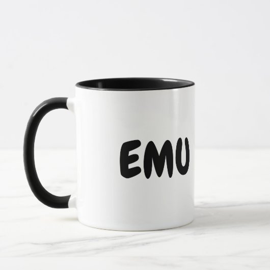 Mug Émeu australien Animé mignon (Gauche)
