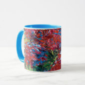 Mug Emil Nolde Fleurs Rouges Expressionnisme Art (Devant gauche)