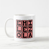 Mug Émile Zola, écrivain français (Gauche)