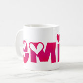 Mug Emily dans les coeurs (Devant gauche)