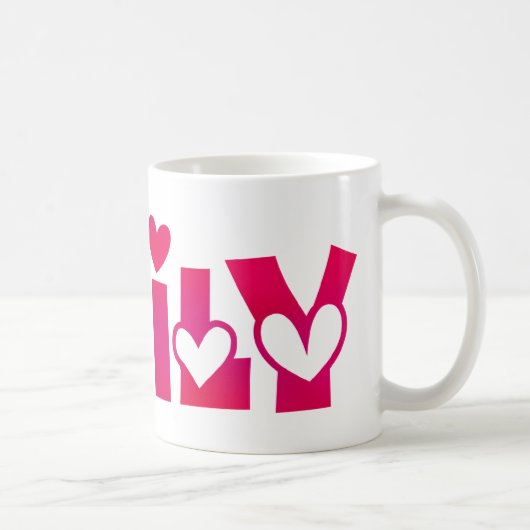 Mug Emily dans les coeurs (Droite)