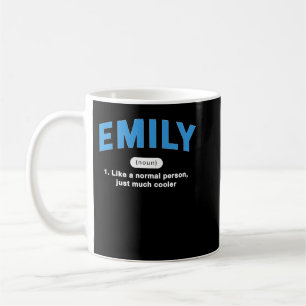 Mug Emily Definition Funny Prénom de l'Humour Pseudo P