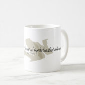 Mug Emily Dickinson La Chose Avec Des Plumes Citation (Devant droit)