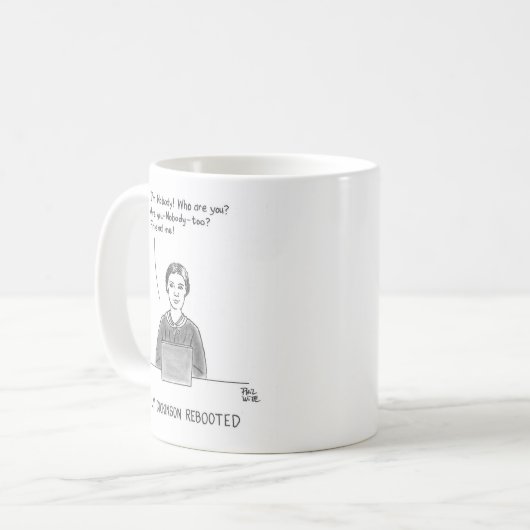 Mug Emily Dickinson redémarré (Devant gauche)