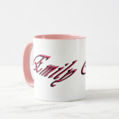 Mug Emily Girls Name Logo, (Devant gauche)
