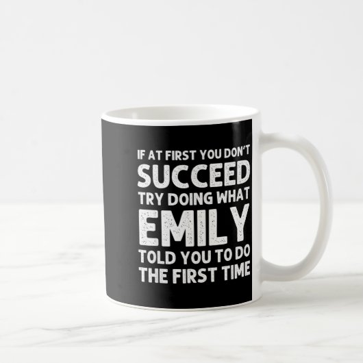 Mug Emily Name D Birthday Funny Christmas Joke  (Droite)