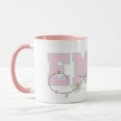 Mug Emma Nom Musique personnalisée (Gauche)