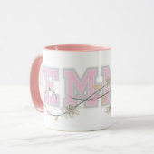Mug Emma Nom Musique personnalisée (Devant gauche)