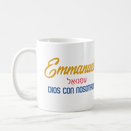 Mug emmanuel Dios con nosotros (Gauche)
