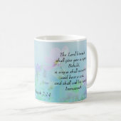 Mug Emmanuel, Isaïe 7:14 (Devant droit)