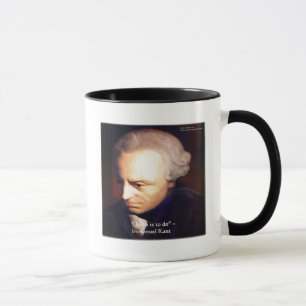 Mug Emmanuel Kant "Faire" Citation de sagesse Cadeaux