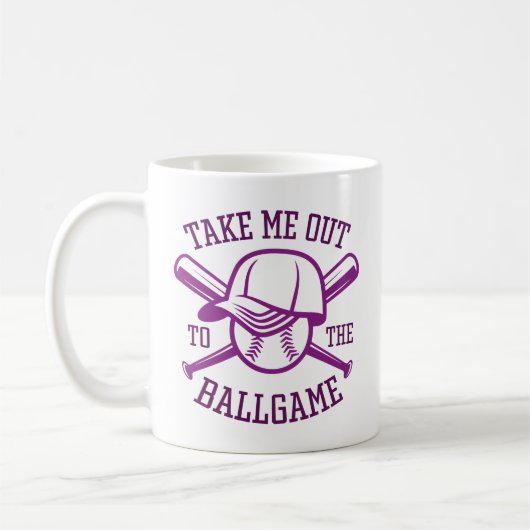 Mug Emmène-Moi Au Ballgame (Gauche)
