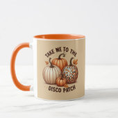 Mug Emmenez-moi à la couleur d'automne du patch Disco (Gauche)