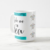 Mug Emmenez-moi à la tortue mûre de la mer (Devant gauche)