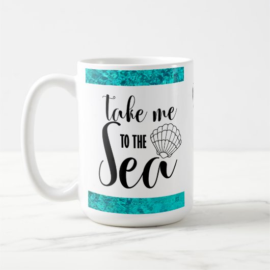 Mug Emmenez-moi à Sea Conch Shell (Gauche)