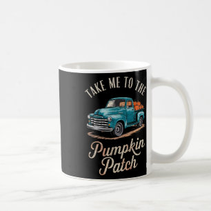 Mug Emmenez-Moi Au Camion Citrouille Patch Automne Hal