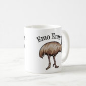 Mug Emo Emu Funny Hipster (Devant droit)