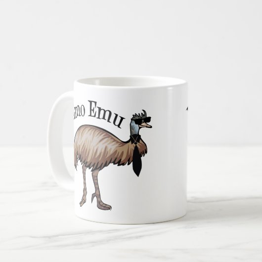 Mug Emo Emu Funny Hipster (Devant gauche)