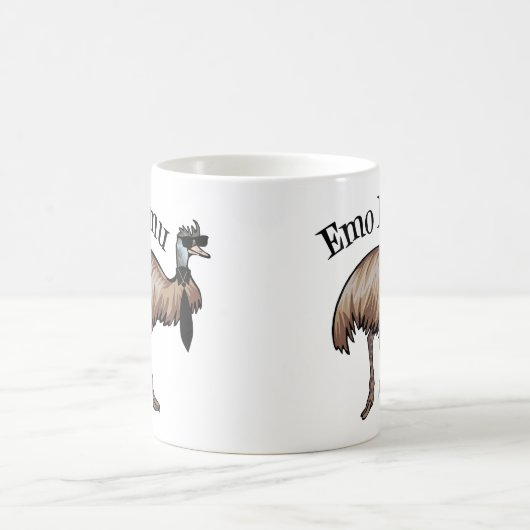 Mug Emo Emu Funny Hipster (Centre)